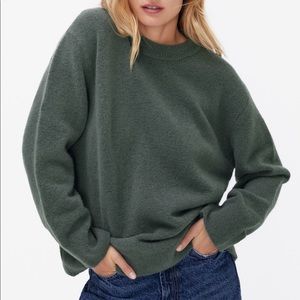 Oversized Wool Blend Sweater